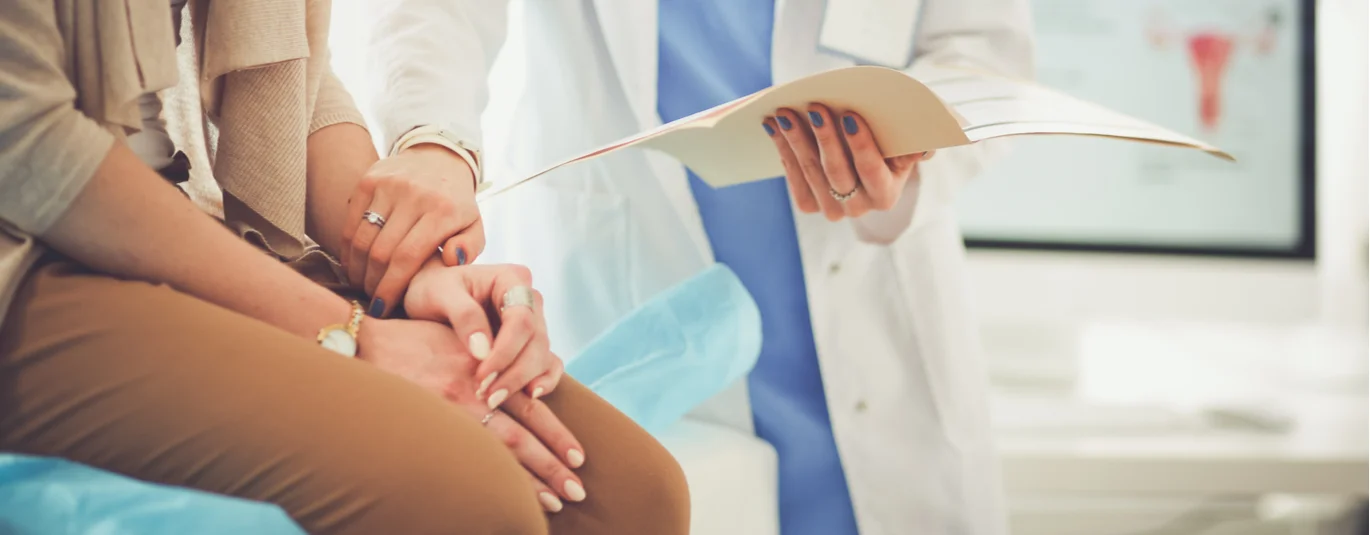 Person at the doctor