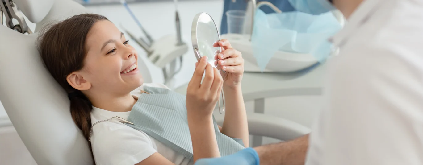 Child at the dentist
