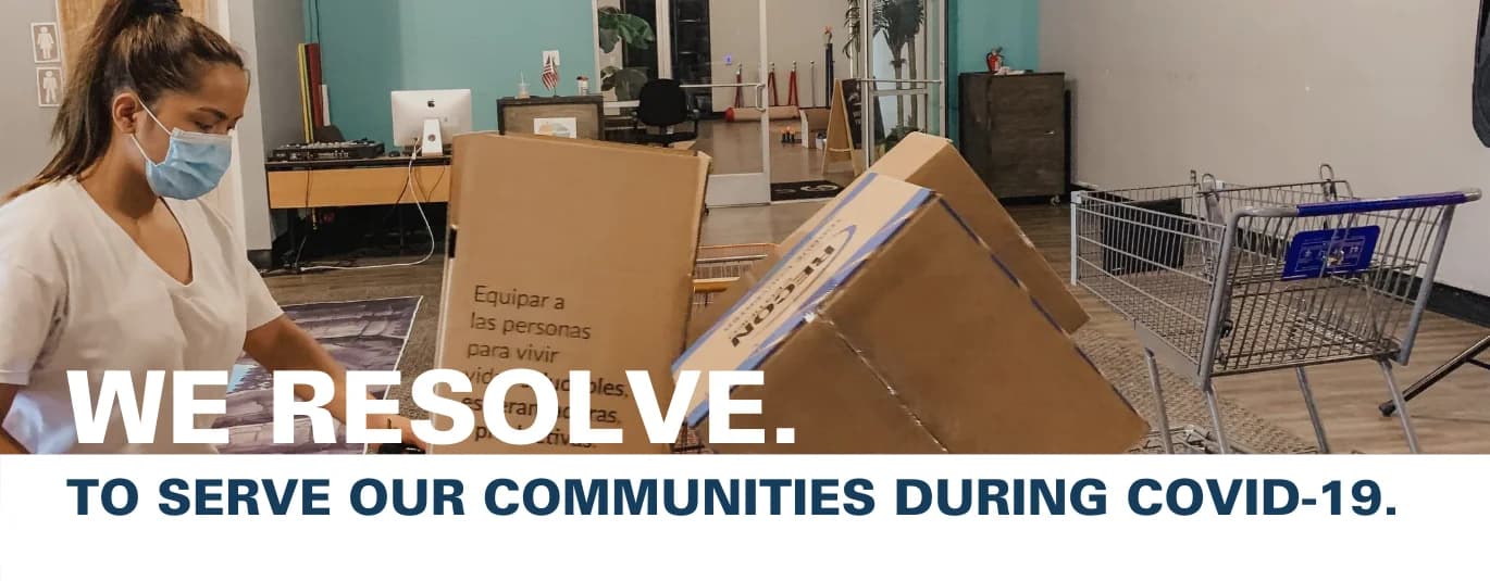 We resolve to serve our communities during covid-19